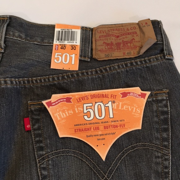 Levi’s 501 straight leg button fly fit jeans - Picture 12 of 12